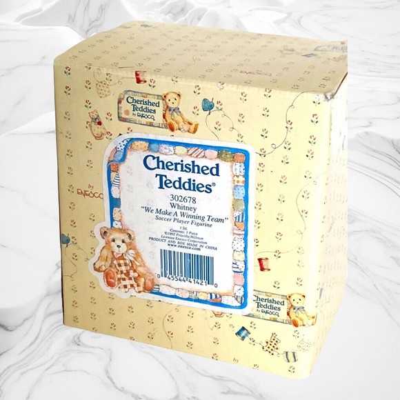 Soccer Player Cherished Teddies #302678 "We Make A Winning Team”1997 Whitney - Picture 6 of 9